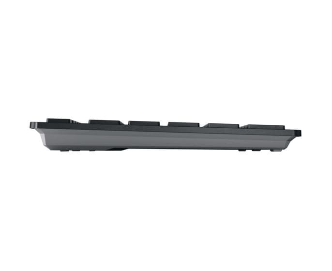 KW9200 Mini Universal Tastatur USB + RF Wireless + Bluetooth 2.4 GHz  (Schwarz) 