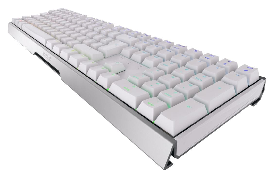 MX3.0S RGB RGB-LED Gaming Tastatur RF Wireless + Bluetooth 2.4 GHz  (Weiß) 