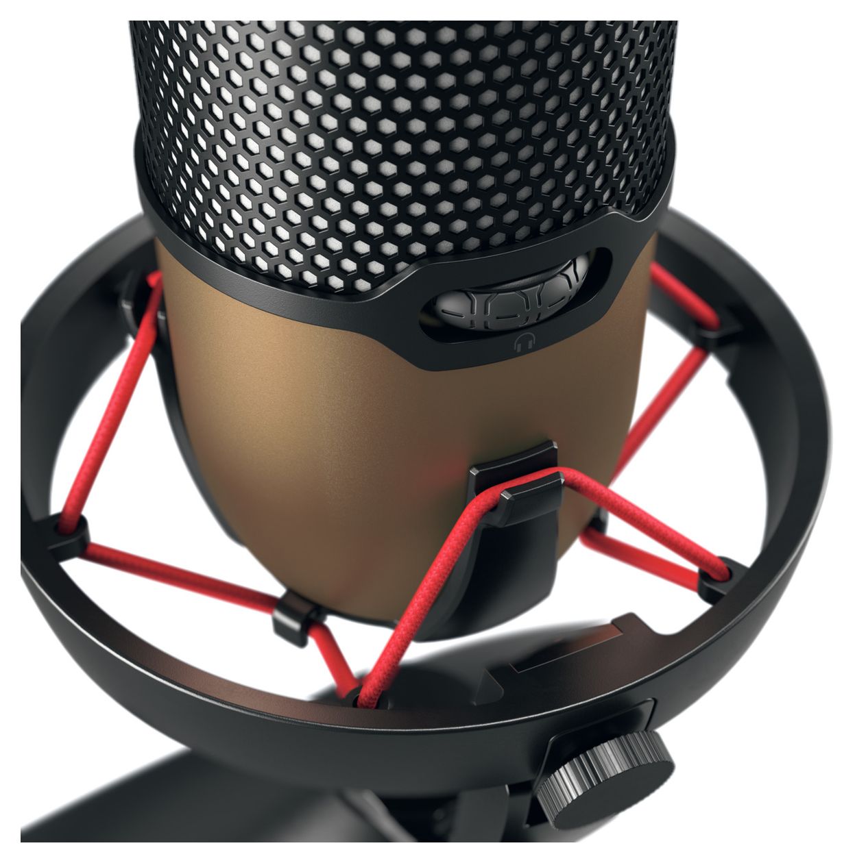 UM9.0 Pro RGB Kabelgebunden Tischmikrofon 192 kHz USB  (Schwarz, Kupfer) 
