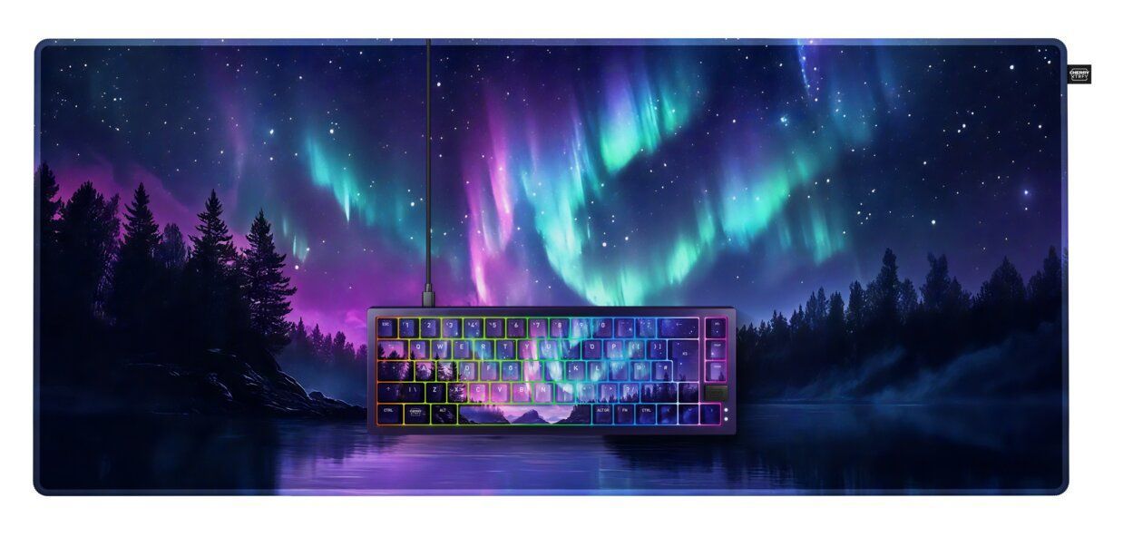 XTRFY K5V2 & GP6 Northern Light Bundle RGB-LED Home Tastatur USB  (Mehrfarbig) 