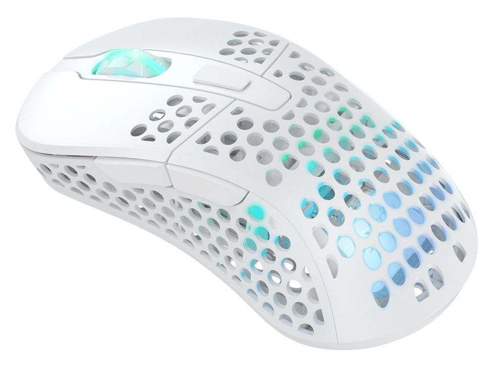 M4 RGB Wireless 19000 DPI Gaming Maus Optisch  (Weiß) 