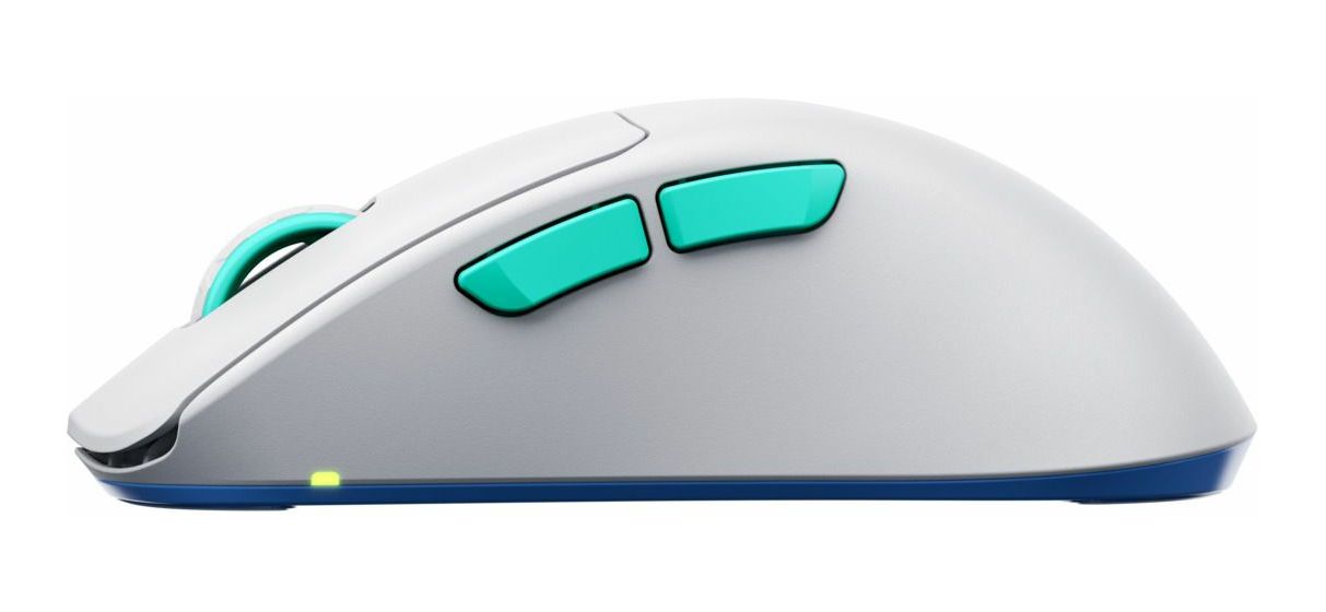 M64 Wireless 26000 DPI Gaming Maus (Blau, Türkis, Weiß) 