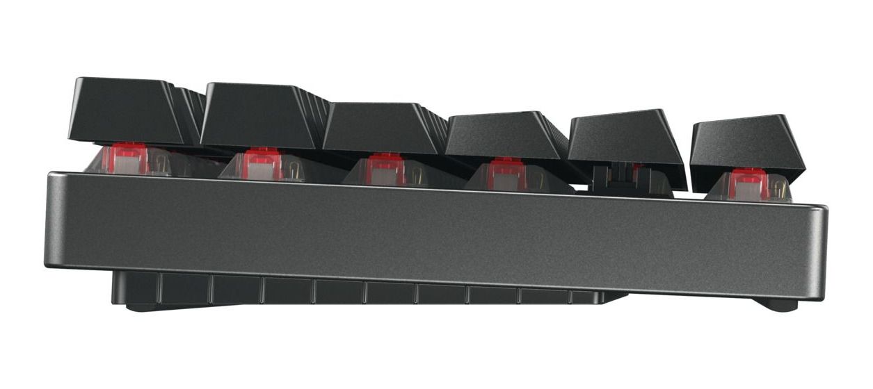 MX8.2 TKL Wireless RGB-LED Gaming Tastatur USB + RF Wireless + Bluetooth 2.4 GHz  (Schwarz) 