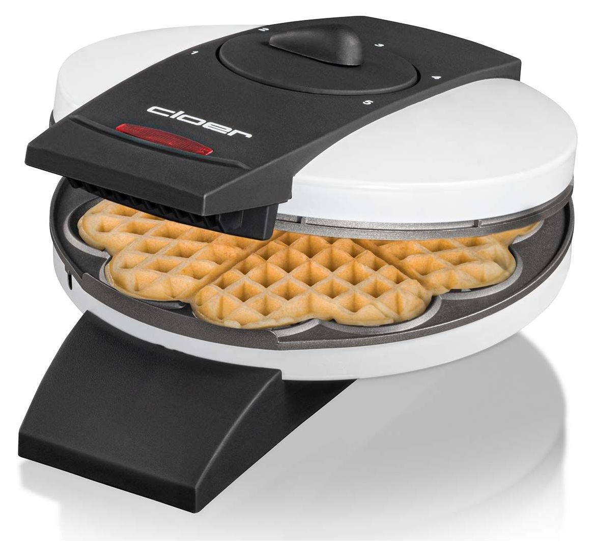 1621 Waffeleisen Herz (Form) für 5 Waffel(n) 930 W 