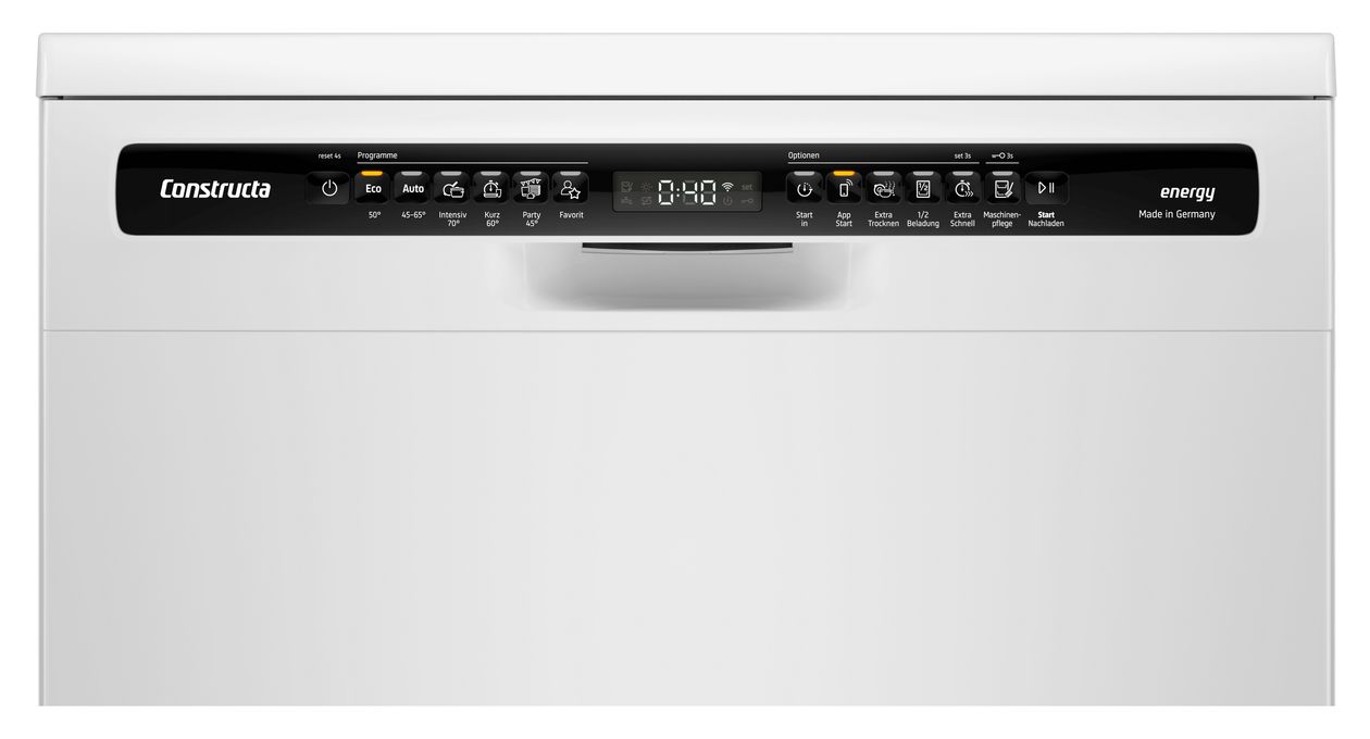 CG6SW02EBD 60 cm Geschirrspüler freistehend Sehr leise 13 Maßgedecke aquaStop Funktion Wärmetauscher 