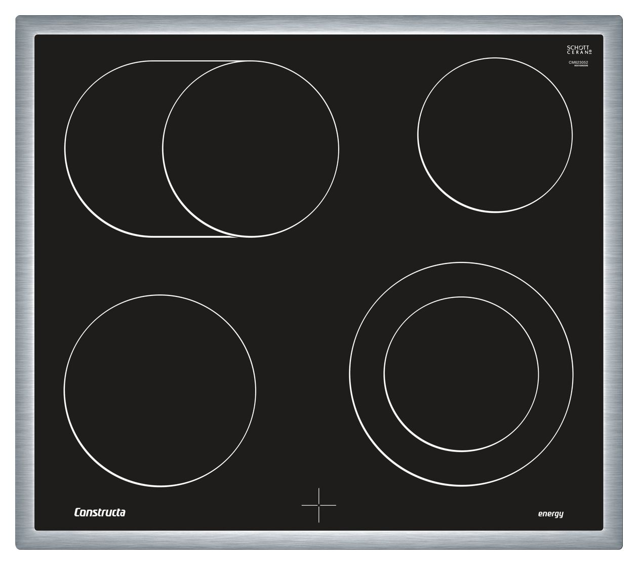 CX31EK01T (CH6M50050 + CM623052) Herdset normal mit 60 cm Glaskeramik Kochfeld 