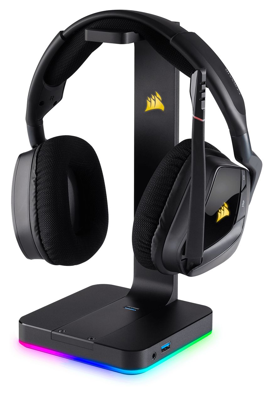 ST100 RGB Premium Headset-Ständer  (Schwarz) 