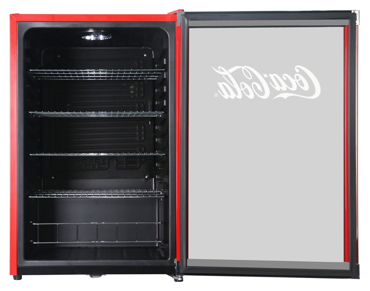 HighCube Coca Cola HC166E 115 l Tischkühlschrank EEK: E 81 kWh Jahr  (Rot) 