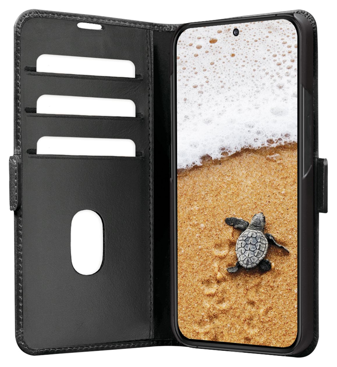 Copenhagen Folio für Samsung Galaxy S25  (Schwarz) 