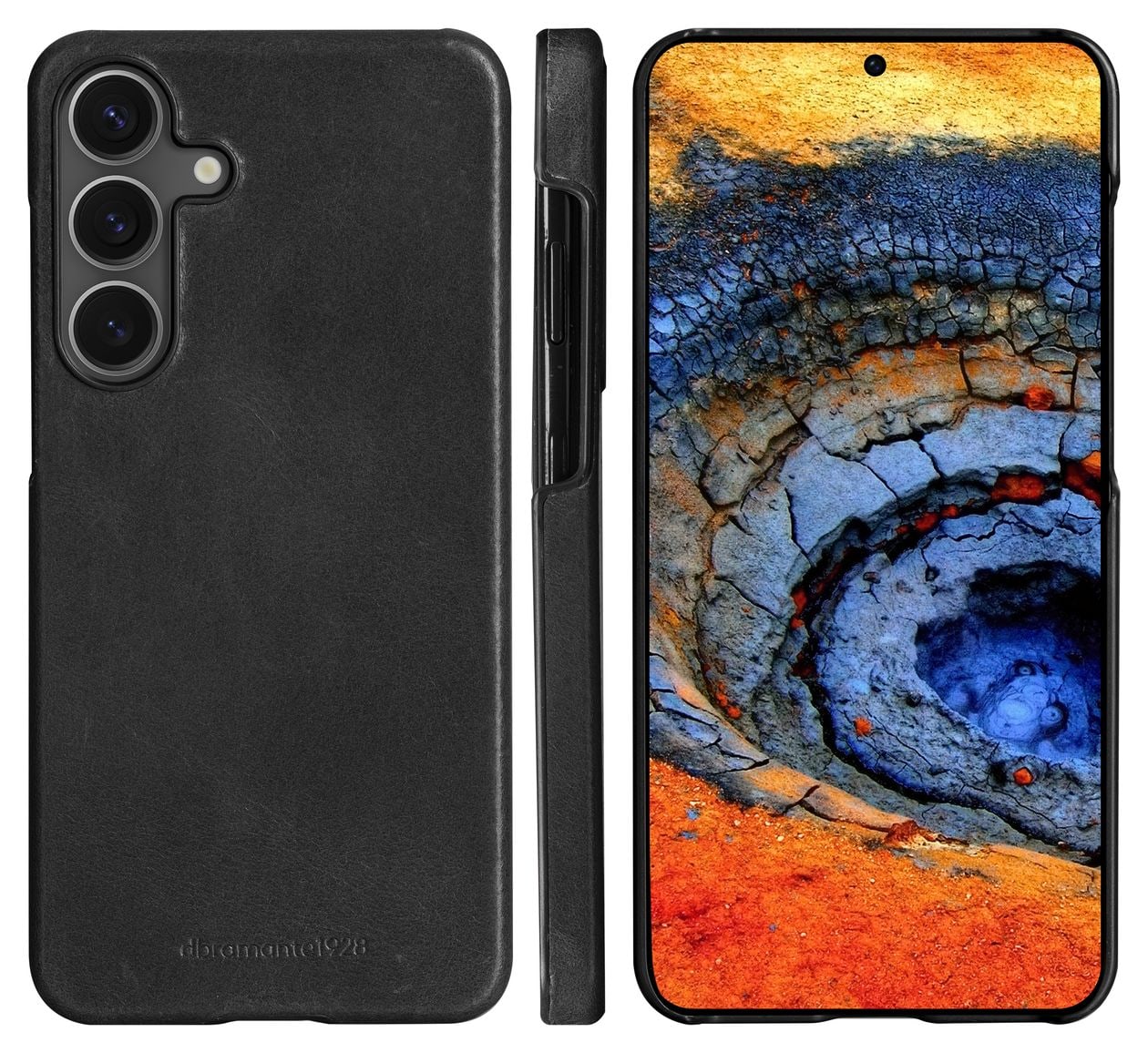 Lynge Flip case für Samsung Galaxy S25+  (Schwarz) 