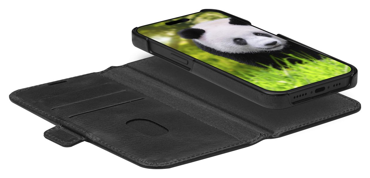 Lynge Flip case für Apple iPhone 17e/16e  (Schwarz) 