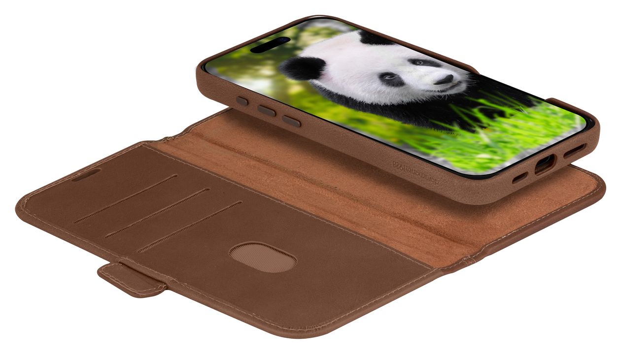 Lynge MagSafe Folio für Apple iPhone 16  (Beige) 