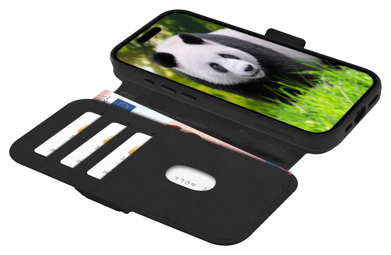 Lynge MS Folio für Apple iPhone 17  (Schwarz) 