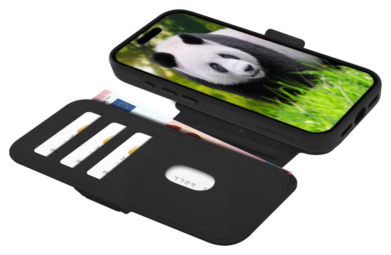 Lynge MS Folio für Apple iPhone 17 Pro  (Schwarz) 