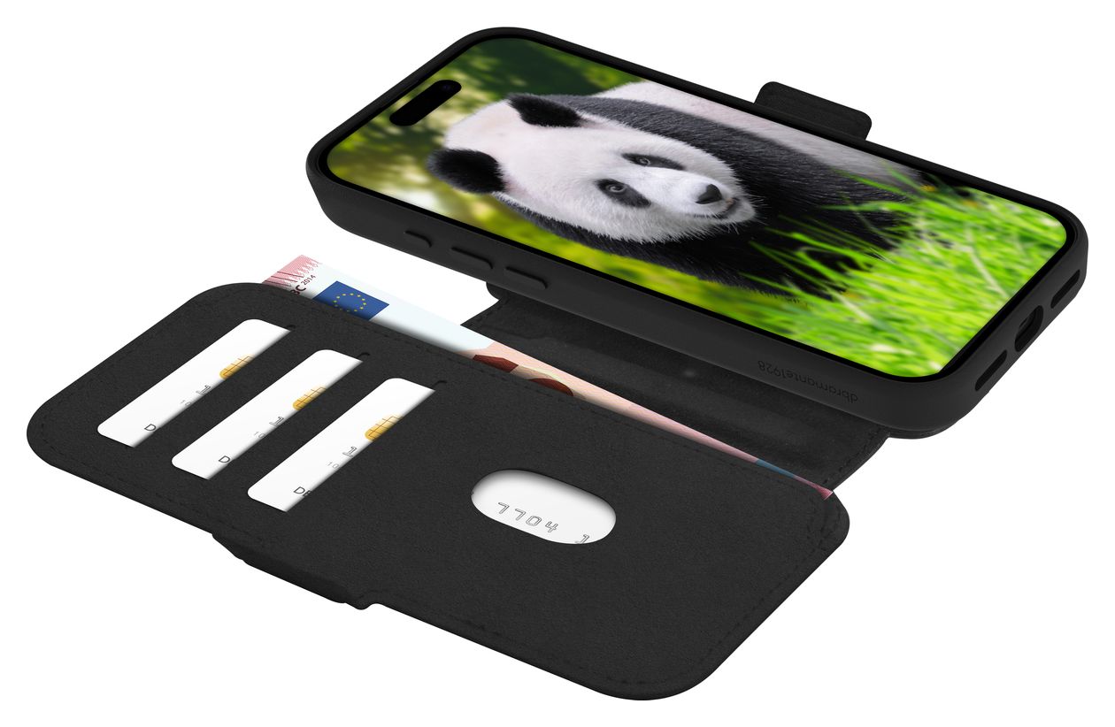 Lynge MS Folio für Apple iPhone 17 Pro Max  (Schwarz) 