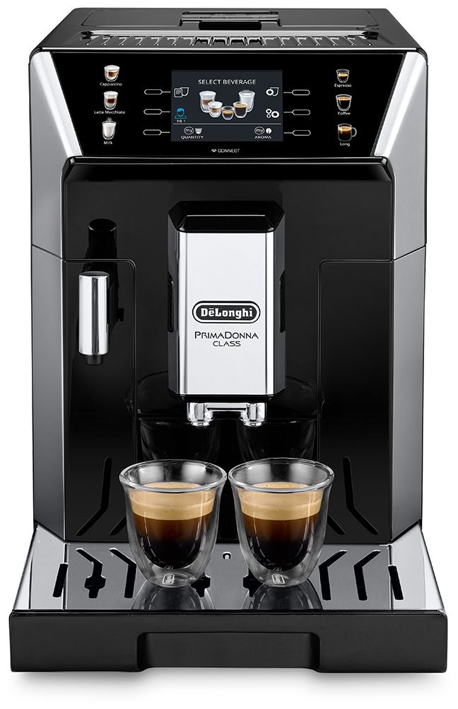 PrimaDonna Class Evo ECAM550.65.SB Kaffeevollautomat 360 g AutoClean (Schwarz, Silber) 