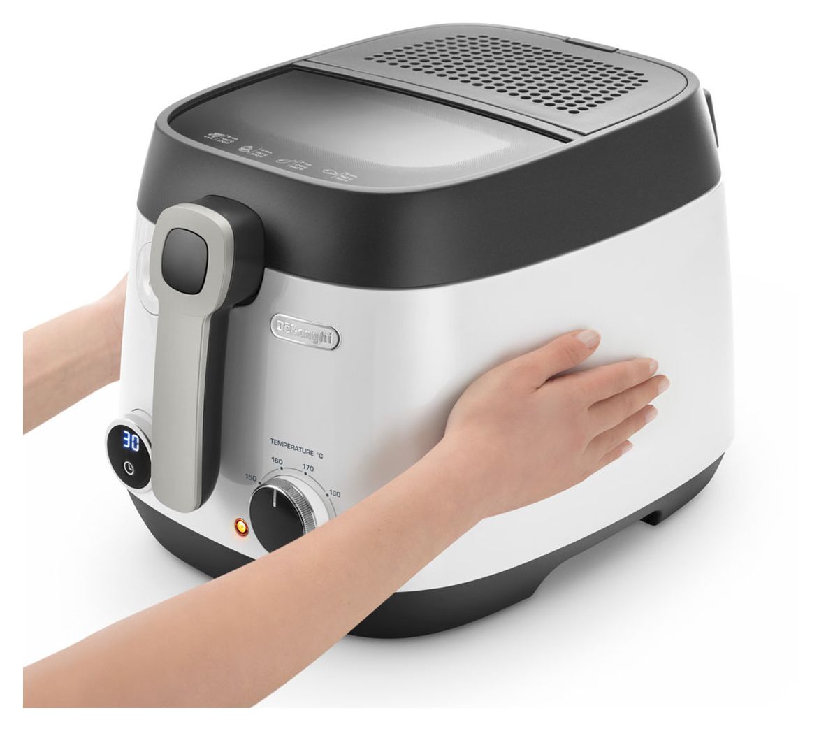 DeLonghi FS6067 Fritteuse 2,4 l 1800 W  (Anthrazit, Weiß) 
