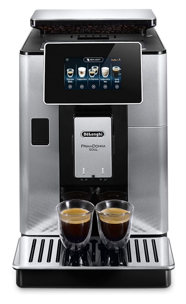 PrimaDonna Soul ECAM610.74.MB Kaffeevollautomat 19 bar 2,2 l 500 g AutoClean  (Schwarz, Edelstahl) 