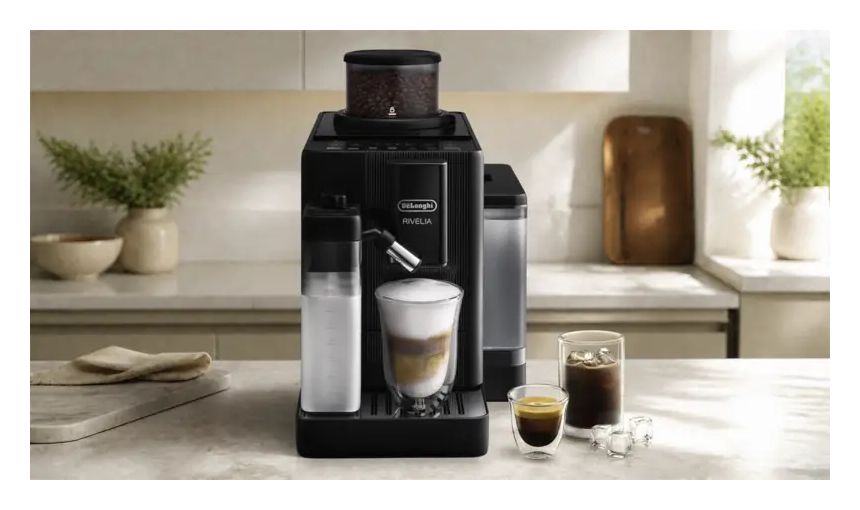 Rivelia Start EXAM420.55.BXL Kaffeevollautomat 15 bar 1,4 l 250 g  (Schwarz) 