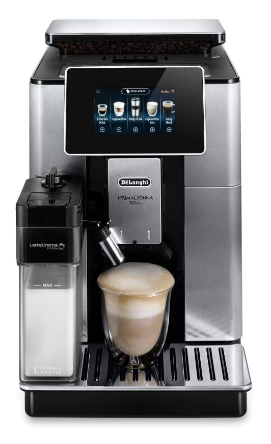 PrimaDonna Soul ECAM610.75.MB Kaffeevollautomat 2,2 l 500 g (Metal Black) 