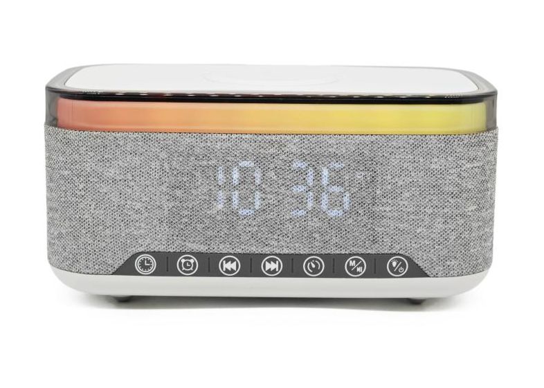 CRQ-225 Bluetooth FM Radio Uhr  (Grau) 