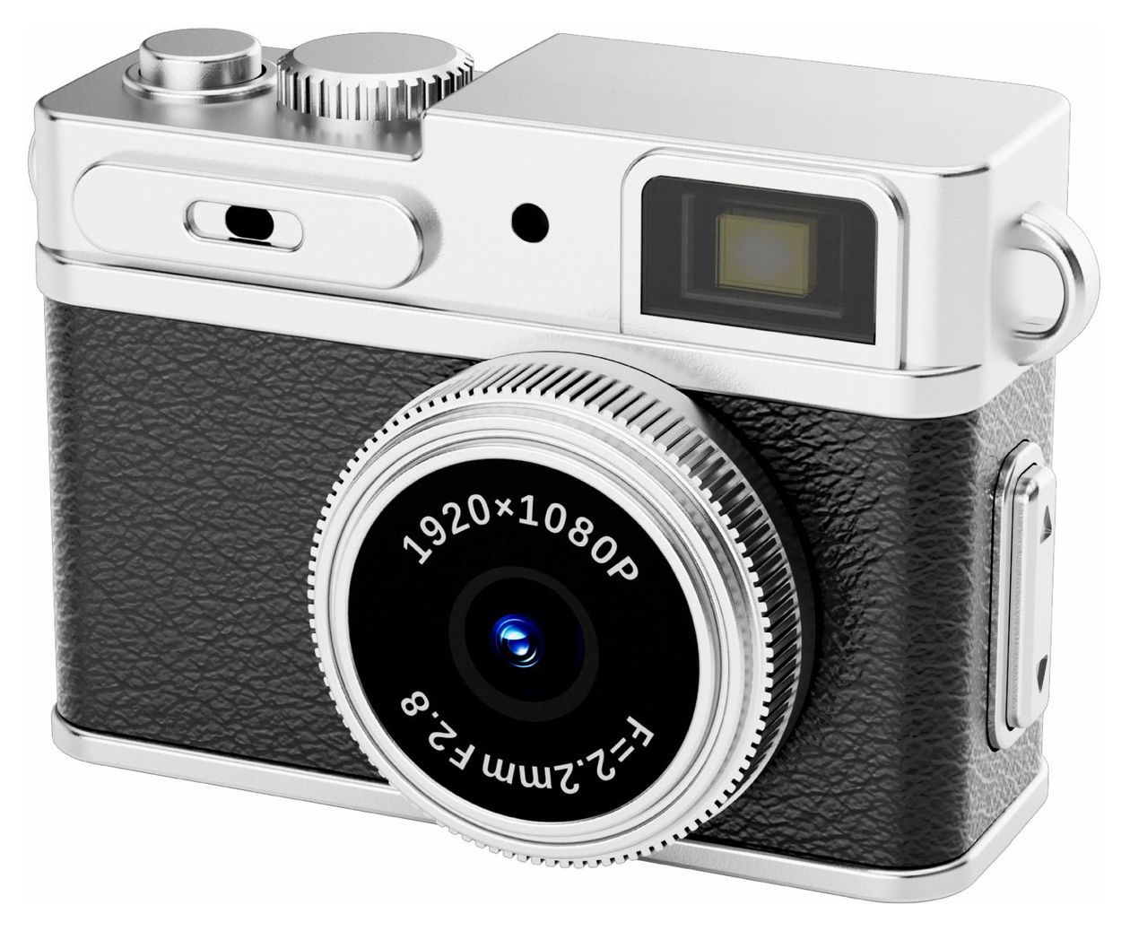 DMC-1203  Kompaktkamera  (Schwarz/Silber) 
