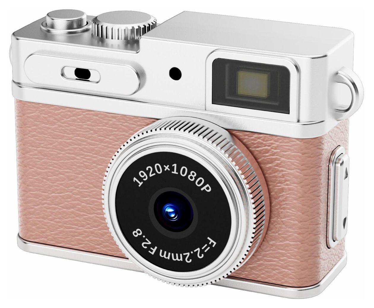 DMC-1203RO  Kompaktkamera  (Silber, Pink) 