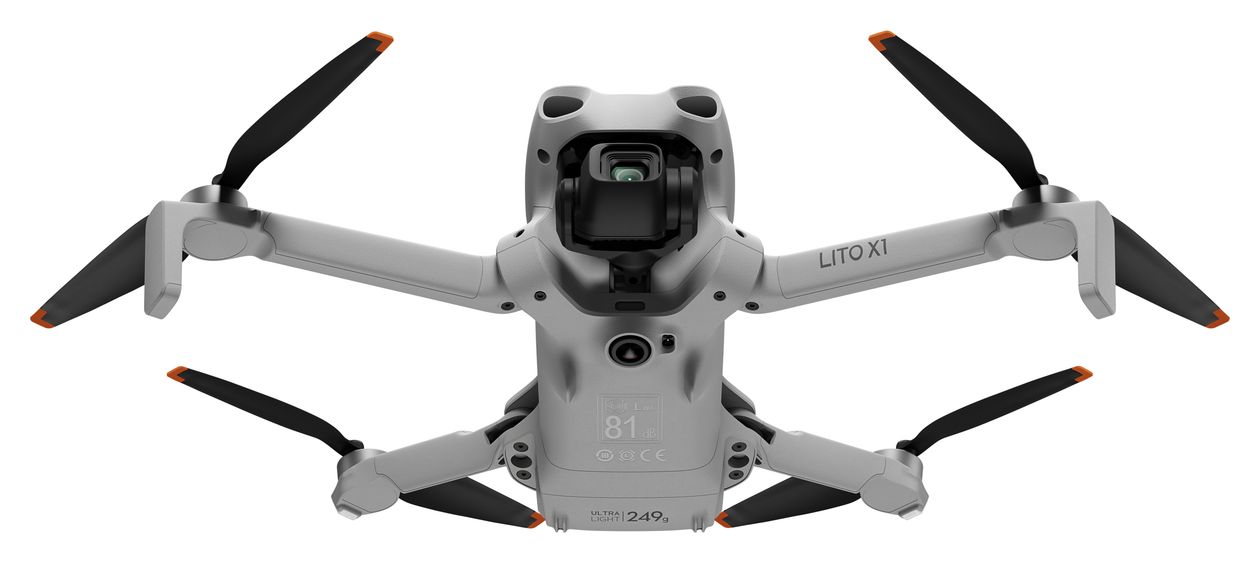 Lito X1 Fly More Combo Quadrocopter Multicopter/Drohne Flugzeit: 36 min  (Grau) 