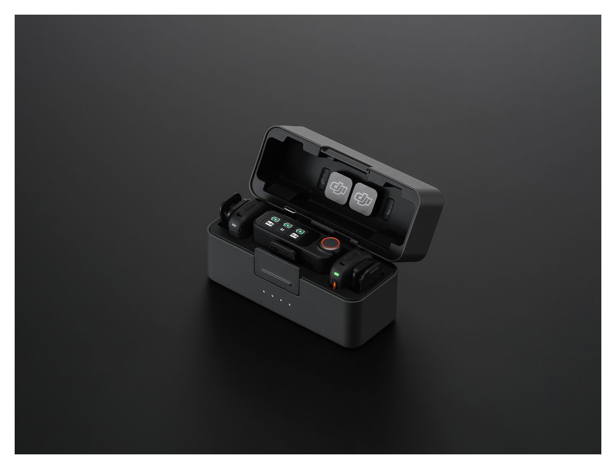Mic 3 (2TX+1 RX+Charging Case)  (Schwarz) 
