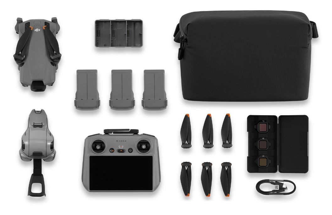 Mini 5 Pro Fly More Combo Plus (DJI RC2) 8192 x 6144 Pixel Quadrocopter Multicopter/Drohne Flugzeit: 36 min  (Schwarz, Grau) 