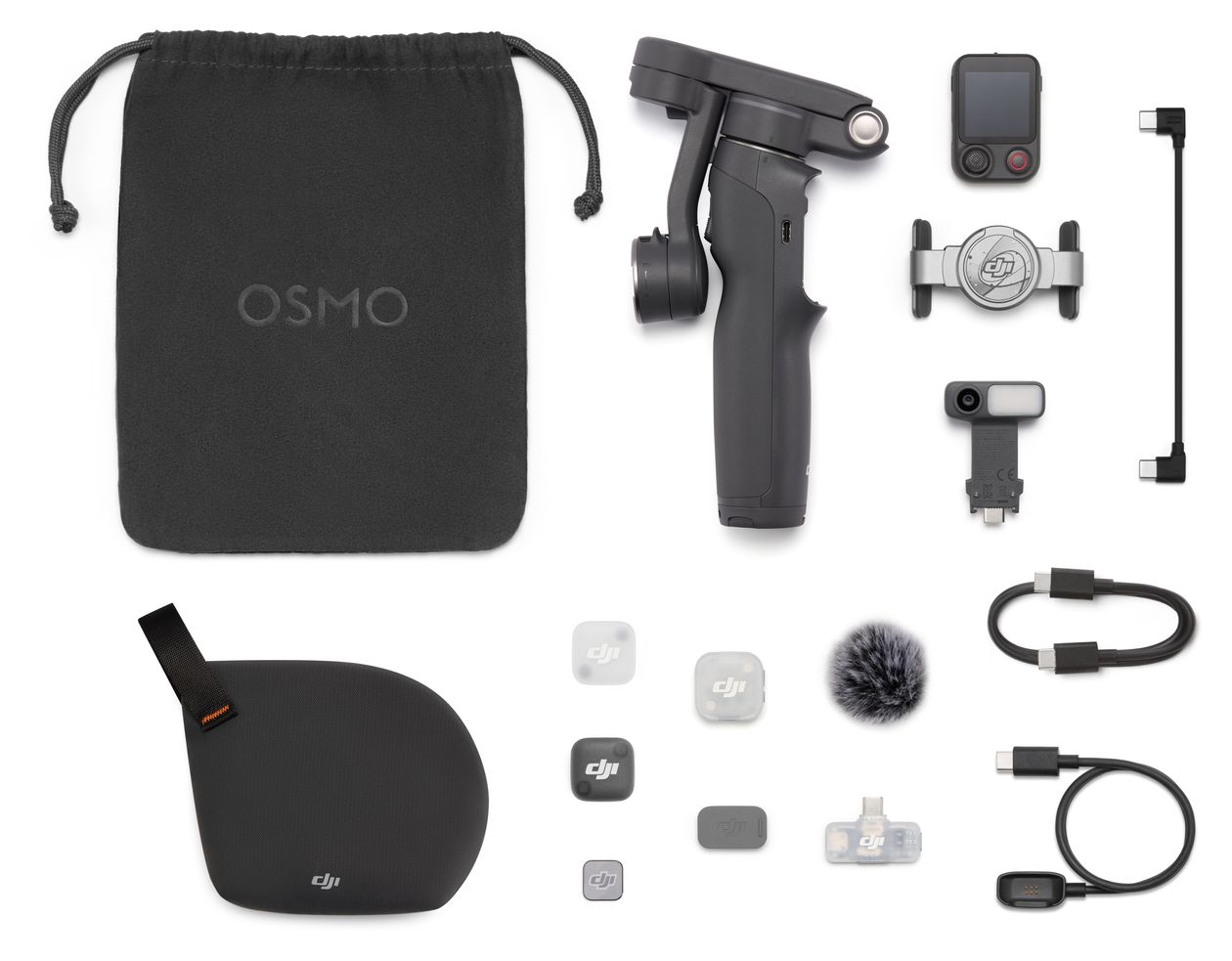 Osmo Mobile 8P Creator Combo Stativ Gimbal für Smartphone faltbar Bluetooth  (Schwarz) 