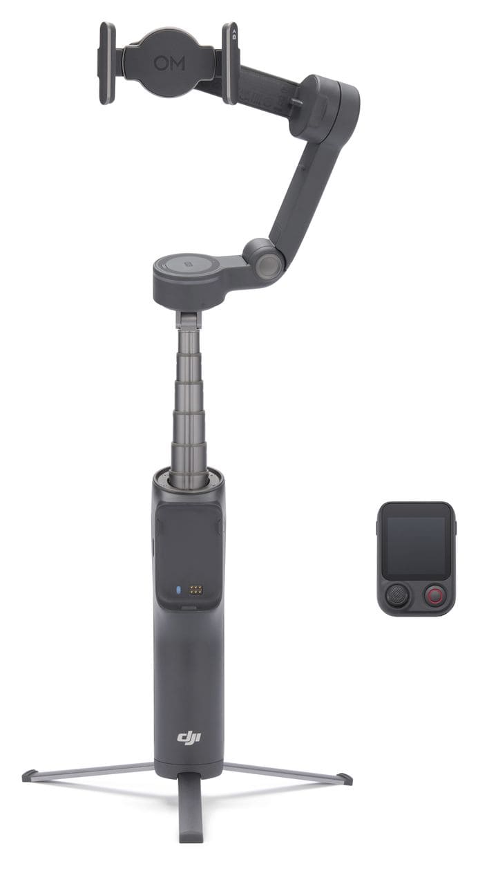 Osmo Mobile 8P Standard Combo Stativ Gimbal für Smartphone faltbar Bluetooth  (Schwarz) 