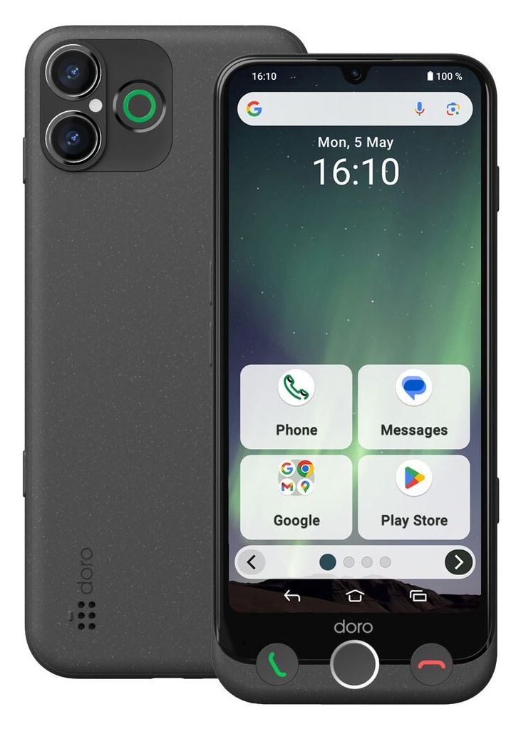 Aurora A30 128 GB 4G Smartphone 15,5 cm (6.1 Zoll) 2,0 GHz Android 50 MP Dual Kamera Dual Sim WiFi 5  (Graphit) 