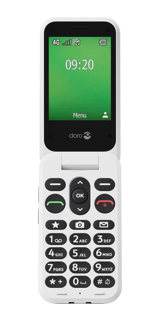 Leva E22 4G Smartphone 7,11 cm (2.8 Zoll) 0,3 MP Single SIM  (Schwarz, Weiß) 