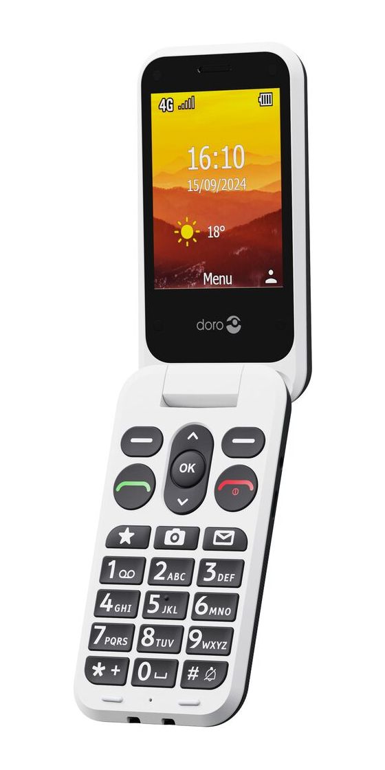 Leva L30 4G Smartphone 7,11 cm (2.8 Zoll) 2 MP Single SIM  (Schwarz, Weiß) 