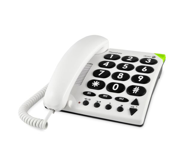 PhoneEasy 311c Analoges Telefon  (Weiß) 