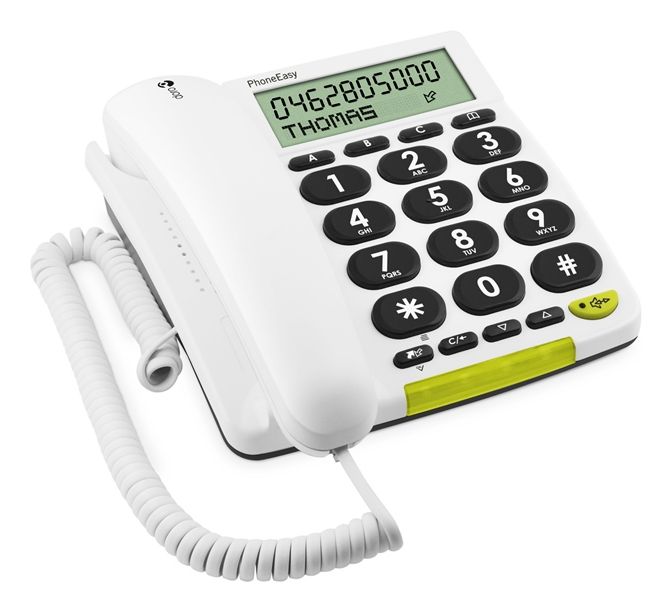 PhoneEasy 312cs Analoges Telefon  (Weiß) 