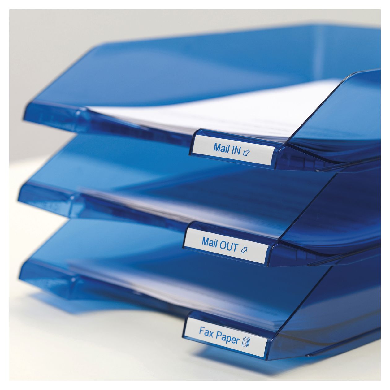 DYMO Original D1-Etikettenband | blau auf weiß | 9 mm x 7 m | selbstklebendes Schriftband | für LabelManager-Beschriftungsgerät 