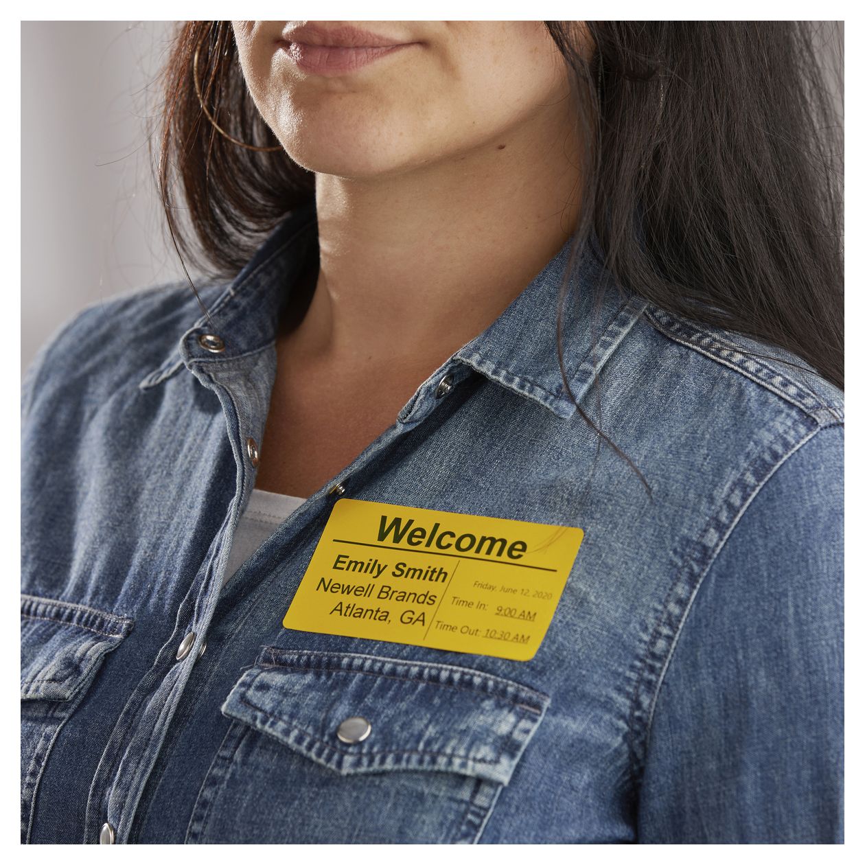 DYMO Original LabelWriter Versandetiketten / Namensschilder (Groß) | Schwarz auf gelb | 54 mm x 101 mm | Selbstklebend | Rolle mit 220 Easy-Peel-Etiketten |für LabelWriter Etikettendrucker 