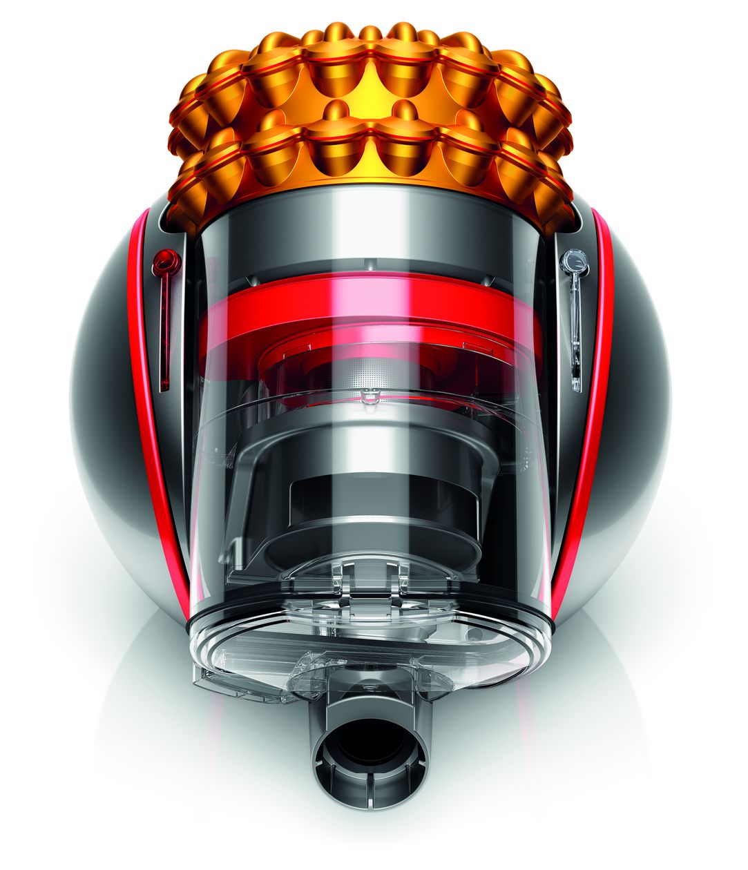 Cinetic Big Ball Multi Floor 2 Bodenstaubsauger Beutellos 700 W  (Grau, Gelb) 