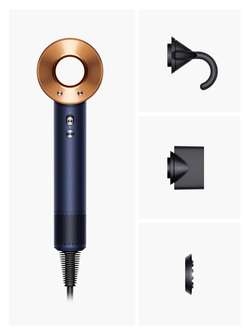 HD07 Supersonic Straight+Wavy Haartrockner 1600 W  (Blau, Kupfer) 