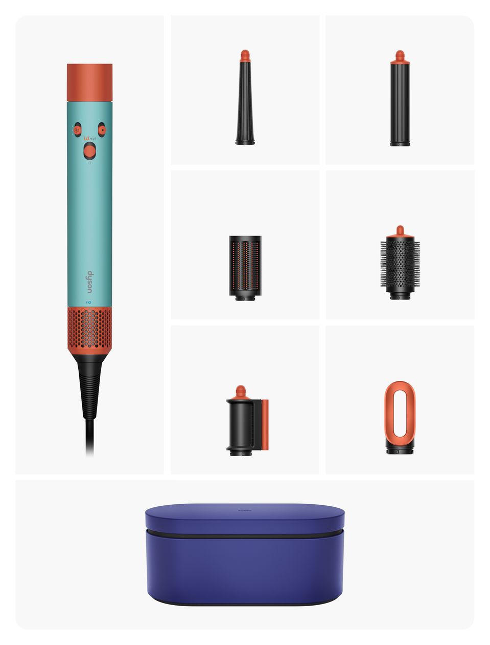 HS08 Airwrap I.D. Multistyler 1300 W (Schwarz, Blau, Grün, Orange) 