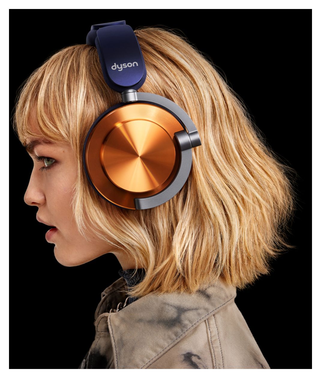 OnTrac Over Ear Bluetooth Kopfhörer kabellos 55 h Laufzeit USB Typ-C  (Kupfer) 