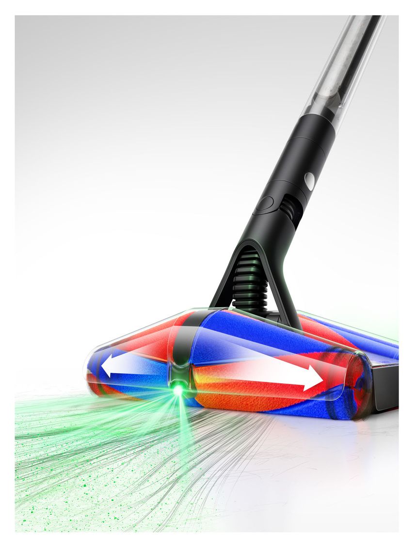 PencilVac Fluffycones Handstaubsauger Beutellos bis 30 min Laufzeit  (Schwarz, Grau) 