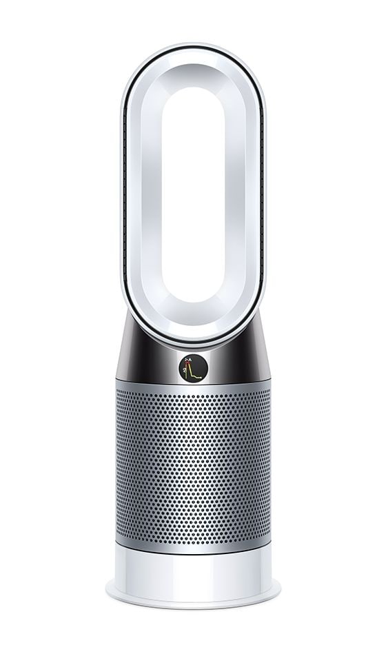 HP04 Pure Hot + Cool Turm-Luftreiniger  (Silber, Weiß) 