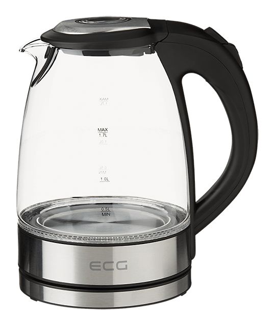 RK1776 1,7 l Wasserkocher 2200 W (Schwarz, Silber, Transparent) 