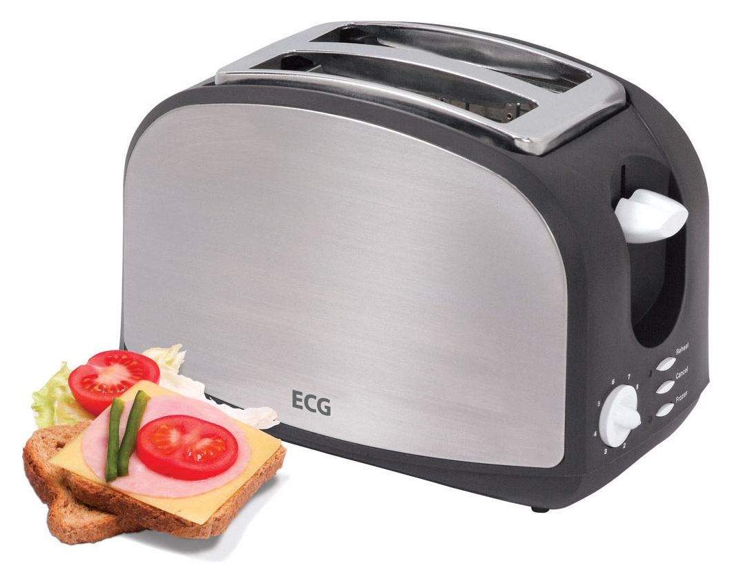 ST968 Toaster 900 W 2 Scheibe(n) 8 Stufen  (Schwarz, Edelstahl) 