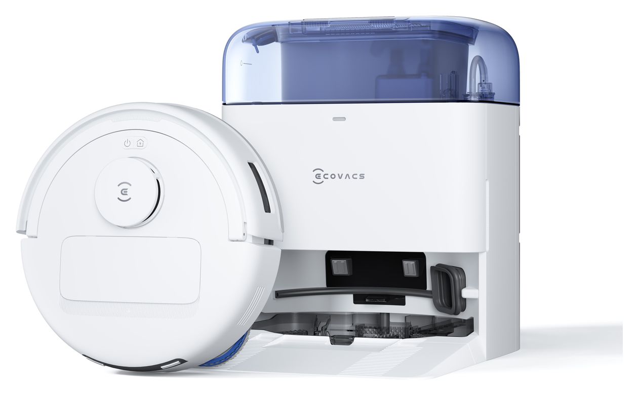 Deebot Mini Saugroboter nass/trocken 150 min Akku 9000 Pascal Leistung  (Blau, Weiß) 