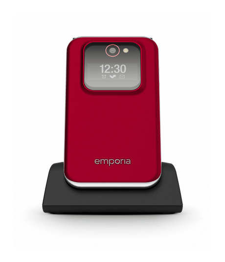 Seniorenhandy (Rot) (2.8 expert Emporia von Single 2 Joy Technomarkt Zoll) 2G SIM Smartphone cm 7,11 MP V228