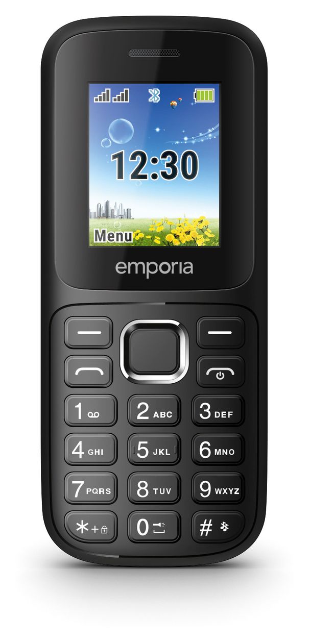 FN313 2G Smartphone 4,5 cm (1.77 Zoll) 0,08 MP Dual Sim  (Schwarz) 